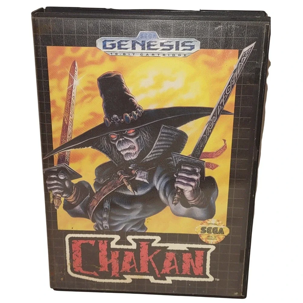 Chakan The Forever Man Sega Genesis 1992 ActionGame Clamshell Case 1047 Untested